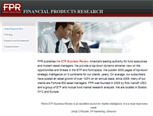 Tablet Screenshot of financialproductsresearch.com